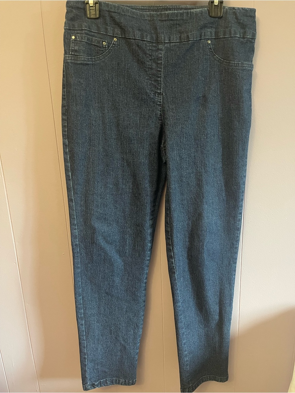 Ruby Rd. Straight Leg Dark Blue Jeans